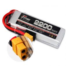 11.1V 2200mAh 3S 25C XT60 Lipo Battery for RC FPV Drone