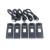 Lipo Battery 5PCS + USB Line 5PCS  for Contixo F21 Elite Drone