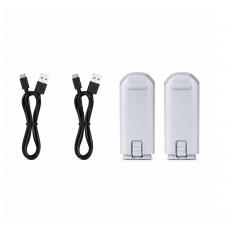 OEM LiPo Battery 2PCS + USB Charger 2PCS Compatible with Contixo F15 Astro Kids Drone