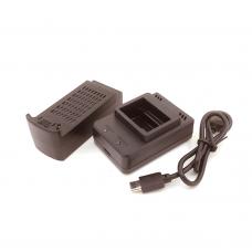 OEM LiPo Battery 1PC and Charger Set Compatible with F29 Altura Max GPS Drone