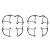 OEM Propeller Guards 8PCS (2 Pairs) for F33 Foldable Drone