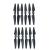 OEM Propellers 12PCS (3 Pairs) Compatible with Contixo F33 Drone with 4K Camera