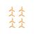 2 Pairs of  OEM Main Propellers (8PCs) for Contixo 7" TD1 Mini LED Drone