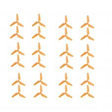 OEM 6 Pairs (24 PCs) Main Propellers for Contixo 7" TD1 Mini LED Drone – Orange