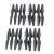 OEM 4 Pairs of Propellers (16pcs)  with Nuts (16pcs) for DEERC D10