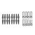 OEM Crash Kit - Includes 8 Spare Blades and 8 Protective Frames for DEERC D20 Mini Drone