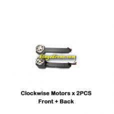 2PCS Clockwise Motors for Potensic D88, Front and Back