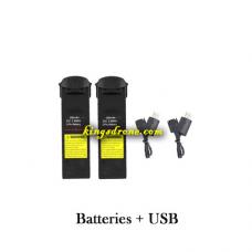 Battery w/ USB Pack for Drone Potensic U29S Wings Foldable