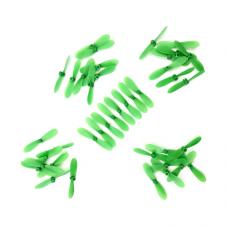 10 Pairs of Green Color Propellers (40pcs) for Sharper Image LED Glow Up Mini Stunt Drone 1013086