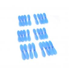 6 Set of Blue Color OEM Propellers (24pcs) for Sharper Image LED Glow Up Stunt Drone 1013086 DX-2