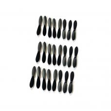 OEM 6 Set of Black Color Propellers (24pcs) for Sharper Image LED Glow Up Stunt Drone 1013086