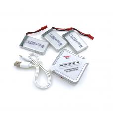 OEM Lipo Battery (3PCS)  & 4 IN 1 Charger for Sky Viper V2450FPV RC Drone